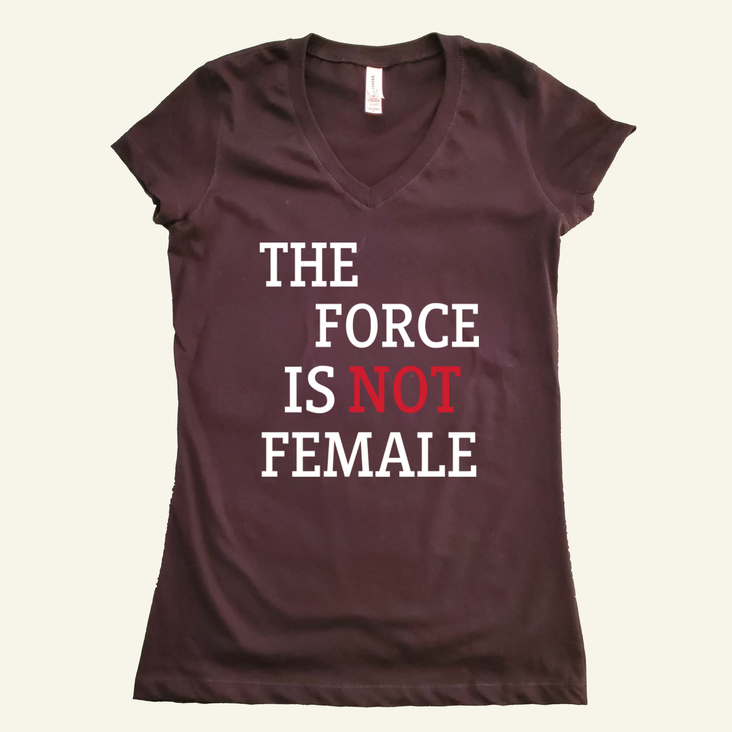 The Force Is Not Female V-Neck