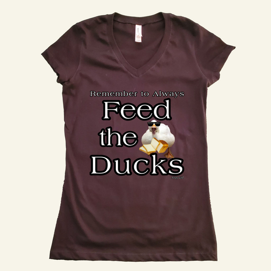 Feed the Ducks V-Neck