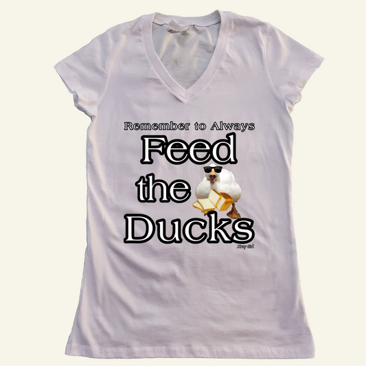 Feed the Ducks V-Neck